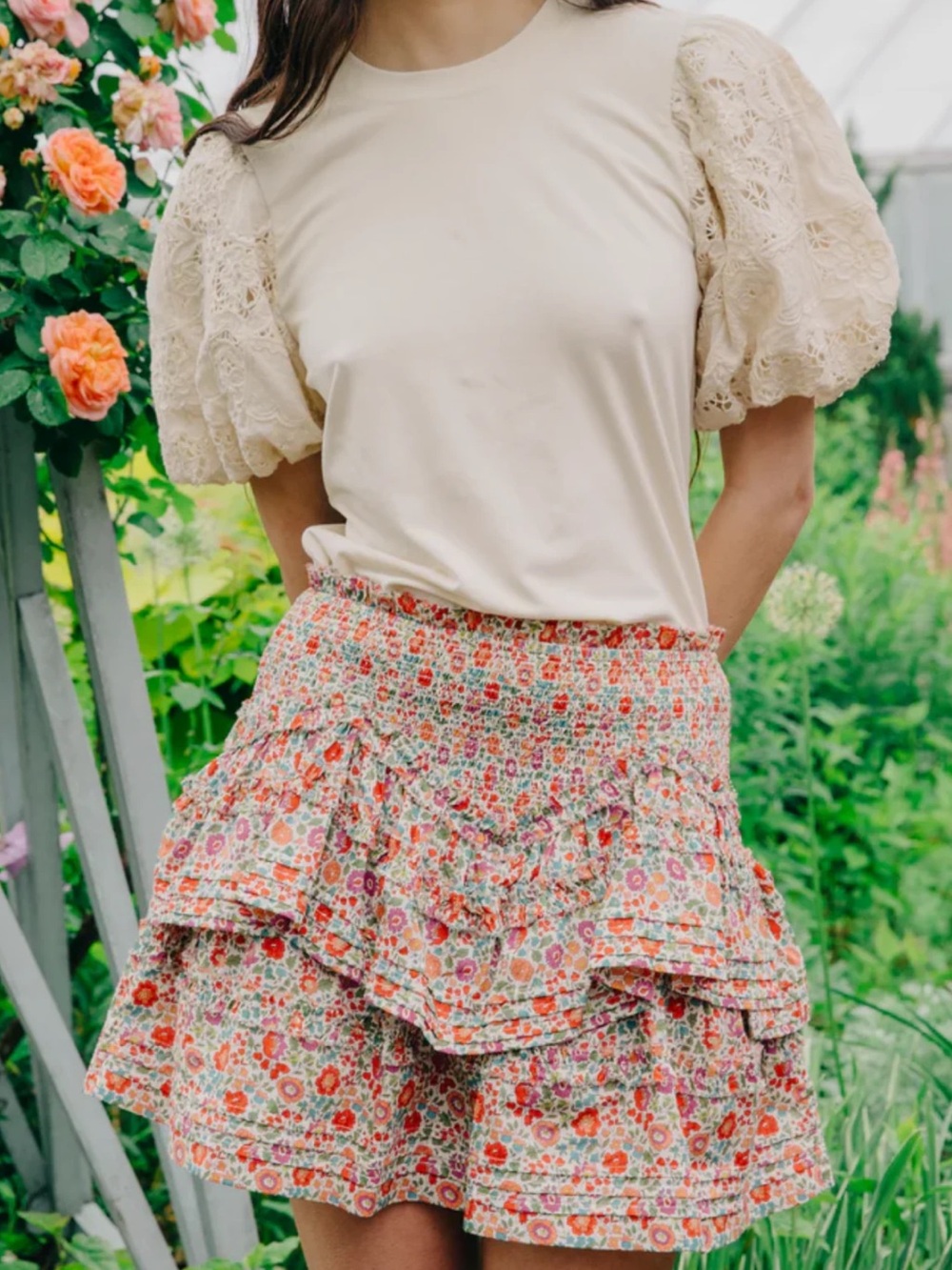 NWT Love the Label Liberty Print Skirt